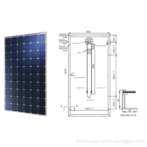 High quality 270W Luxen poly solar module
